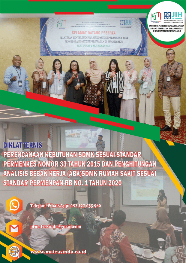 Diklat Teknis Perencanaan Kebutuhan SDMK & Analisis Beban Kerja (ABK) Rumah Sakit